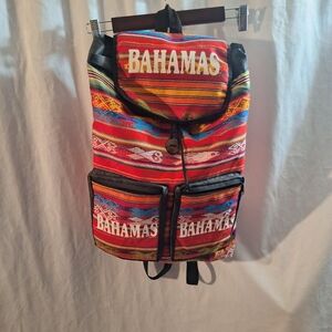 Bahamas Striped Multicolor Backpack